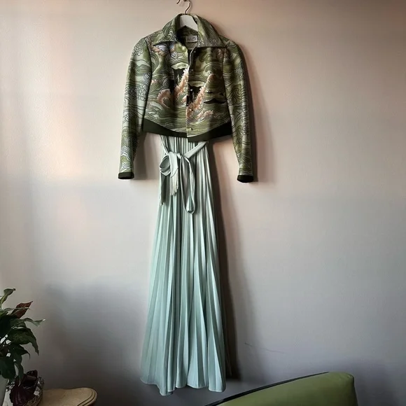 Extremely Rare 1960s/1970s ILGWU Beautiful Vintage Leslie Fay Knits Matching Set - Picture 4 of 7